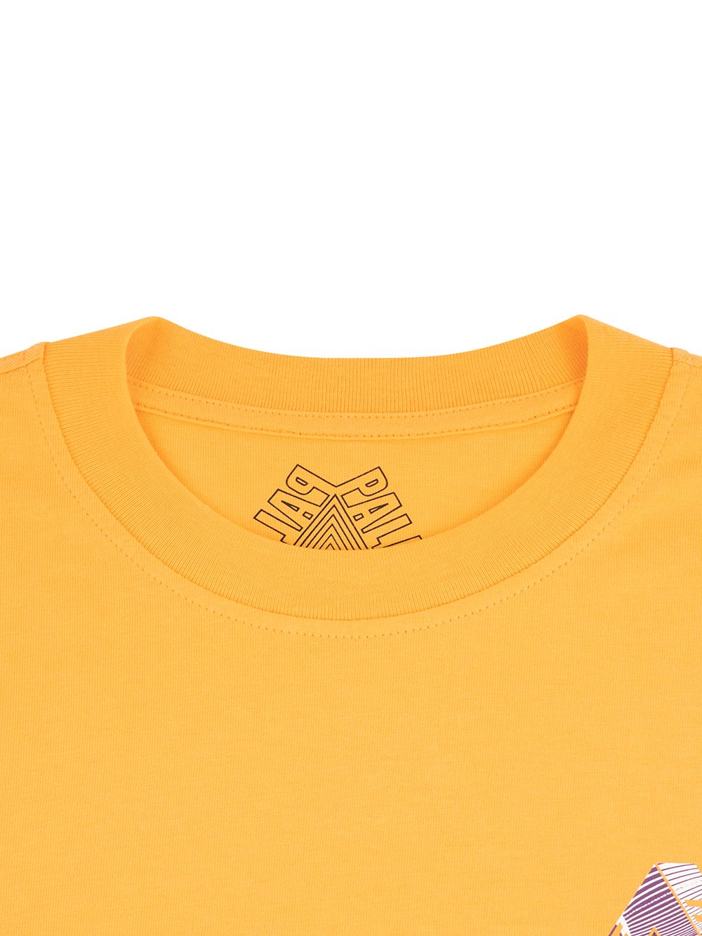 Shop Palace Tri-tex Logo-print T-shirt In Yellow