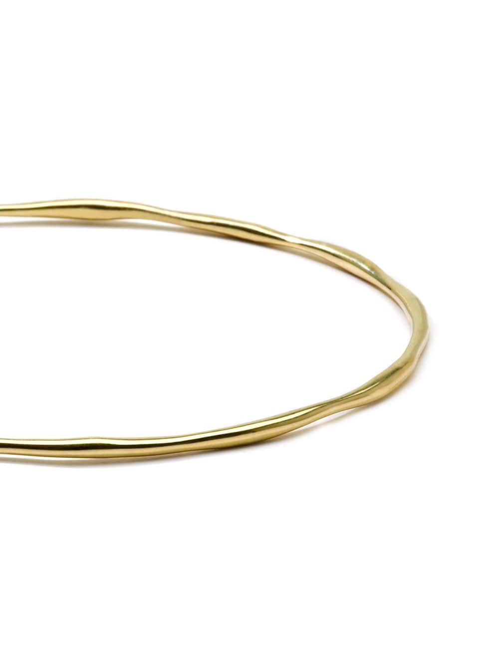 Shop Ippolita 18kt Yellow Gold Squiggle Bangle Bracelet