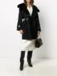 Image 2 of Ermanno Scervino faux fur trim hooded coat