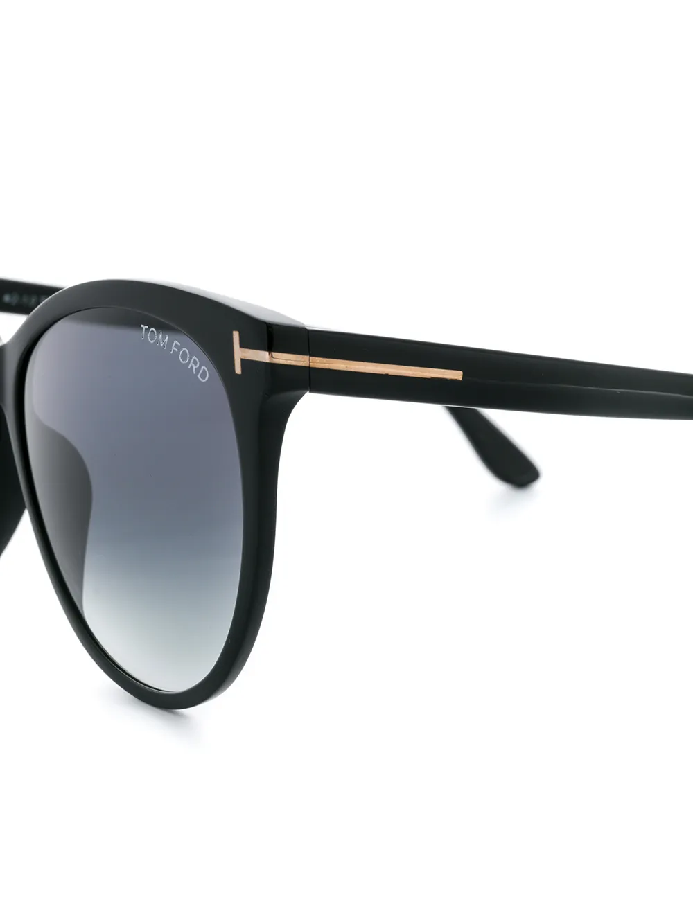 TOM FORD Eyewear Zonnebril met oversized montuur Zwart