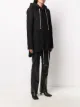 Rick Owens DRKSHDW drawstring raincoat with zip detail