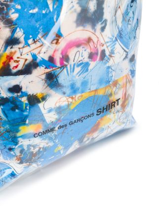 abstract-print tote bag展示图