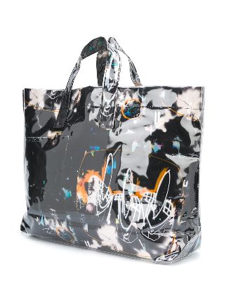 abstract-print tote bag展示图