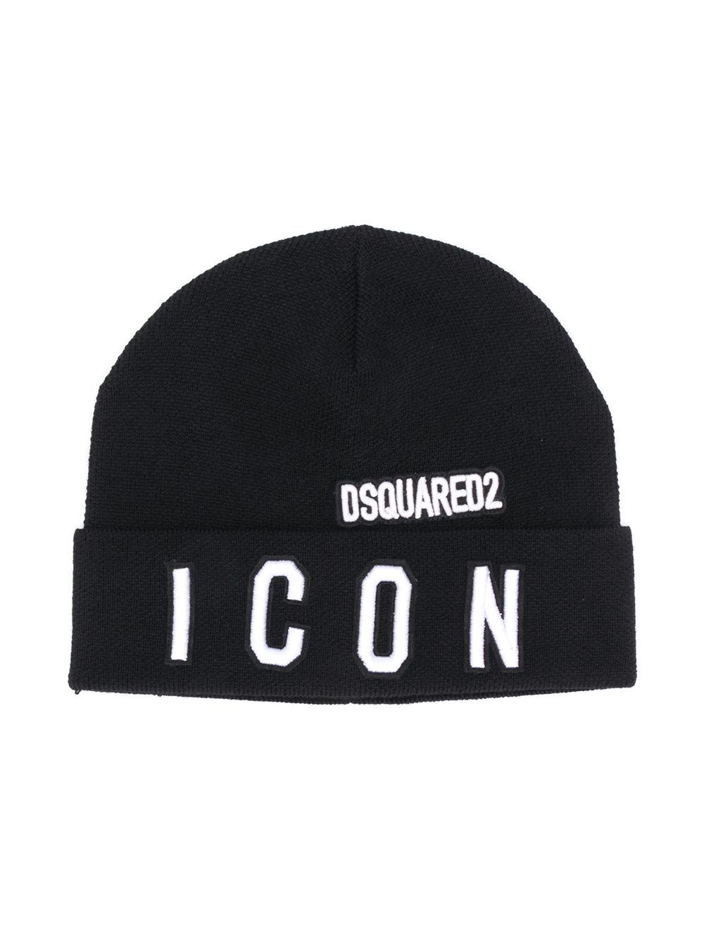 фото Dsquared2 kids шапка бини с вышивкой icon