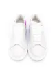 Alexander McQueen Kids holographic platform sneakers