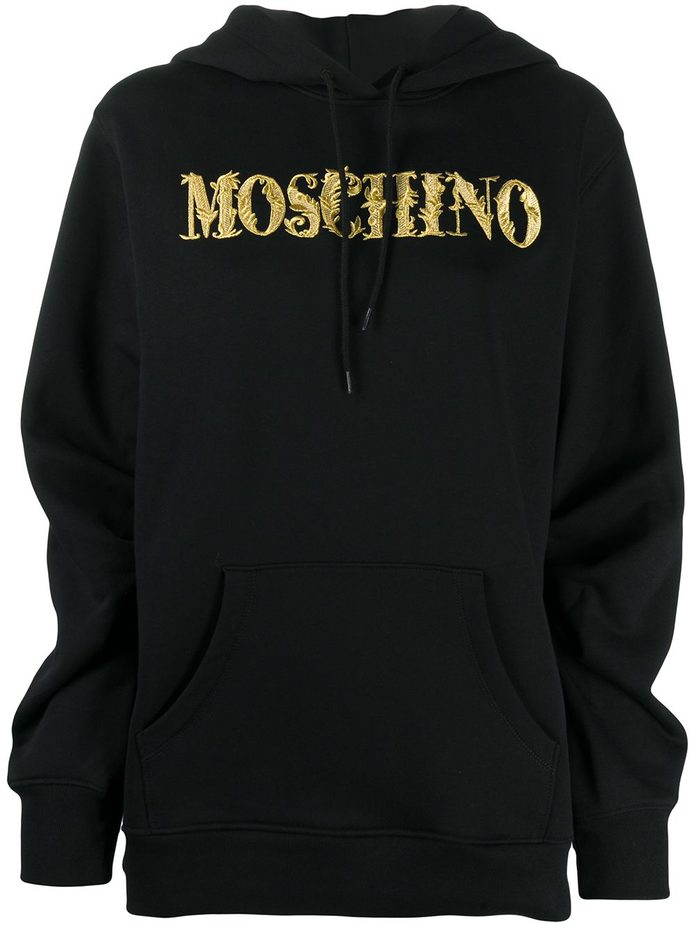 фото Moschino худи с вышитым логотипом