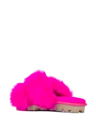 Fuzzalicious faux fur slides展示图