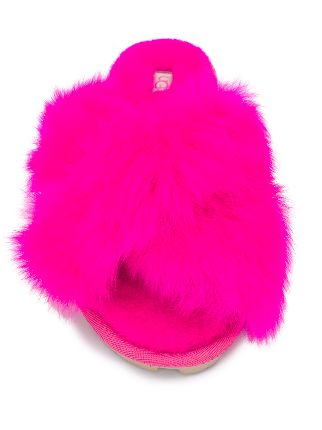 Fuzzalicious faux fur slides展示图