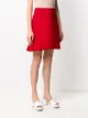 MSGM pleat-detail A-line skirt
