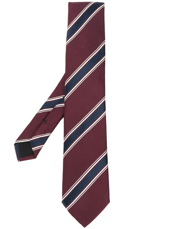 Boss Hugo Boss Striped Silk Tie - Farfetch
