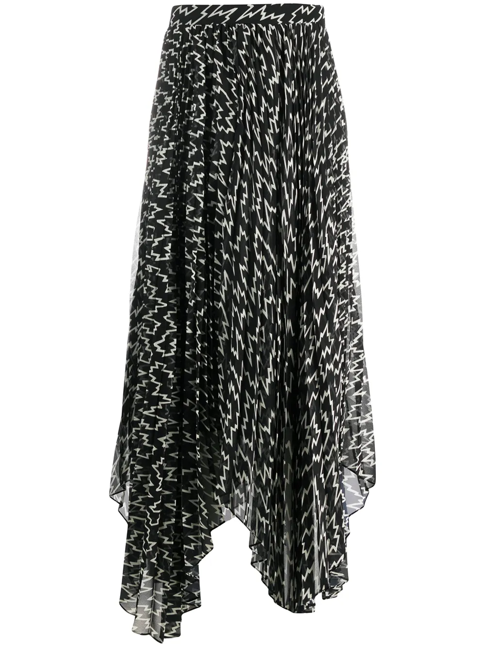 Isabel Marant Silk lightning-print Skirt - Farfetch