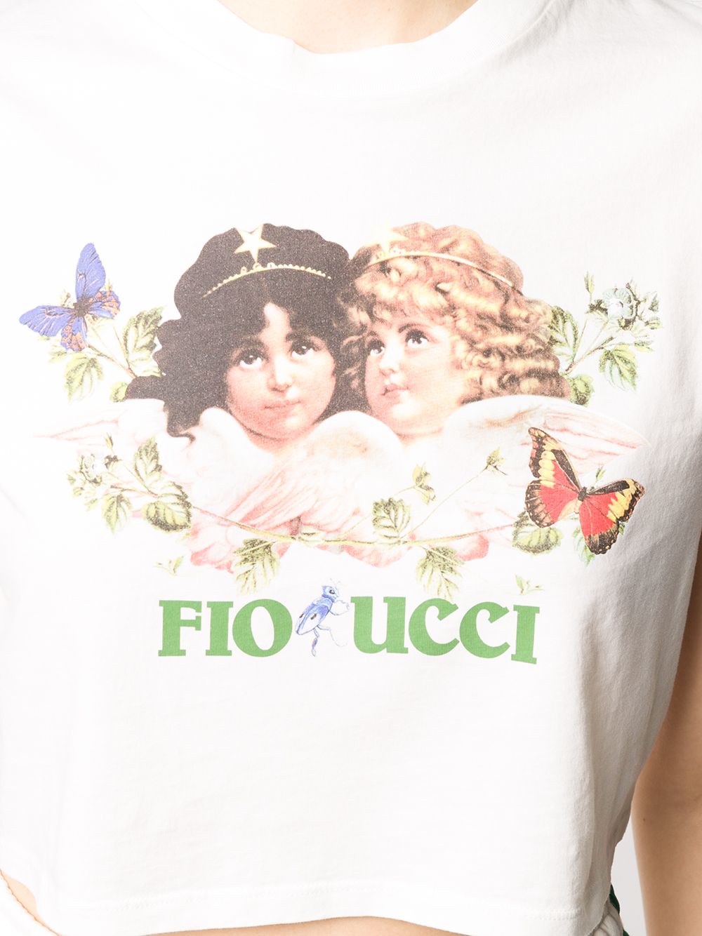 фото Fiorucci укороченный топ woodland