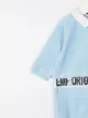 Emporio Armani Kids logo footed pajamas