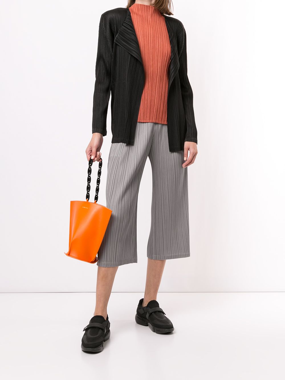 фото Pleats please issey miyake легкий плиссированный блейзер