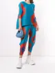 الصورة 2 من Pleats Please Issey Miyake بلوزة بطبعة زهور وكسرات