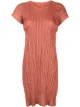 الصورة 1 من Pleats Please Issey Miyake فستان معتدل المقاس بكسرات