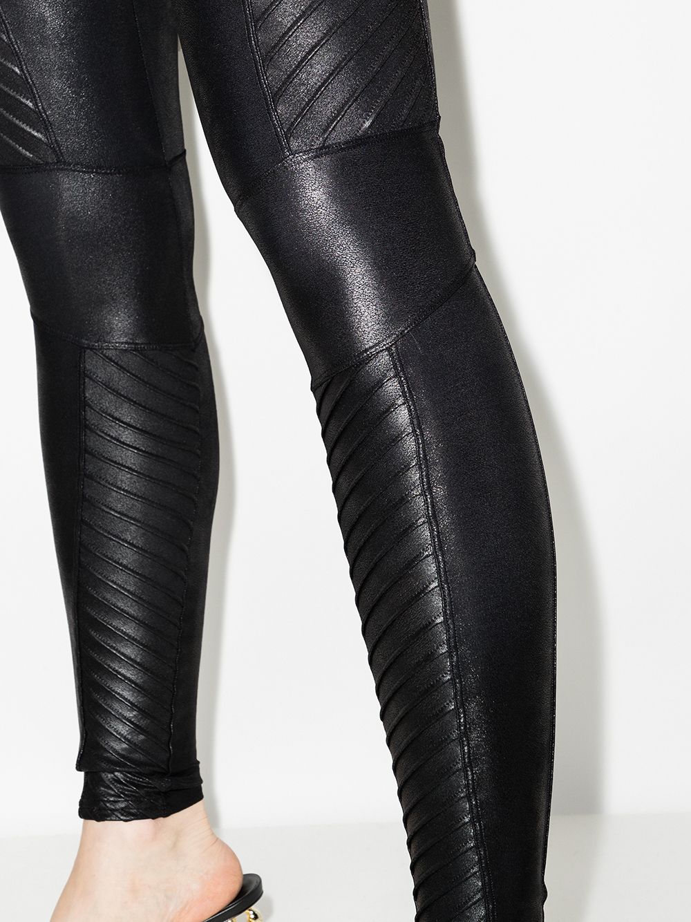 SPANX faux-leather high-rise Leggings - Farfetch