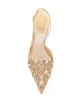 René Caovilla Veneziana lace slingback pumps