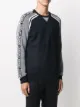 Emporio Armani logo pattern crew-neck pullover