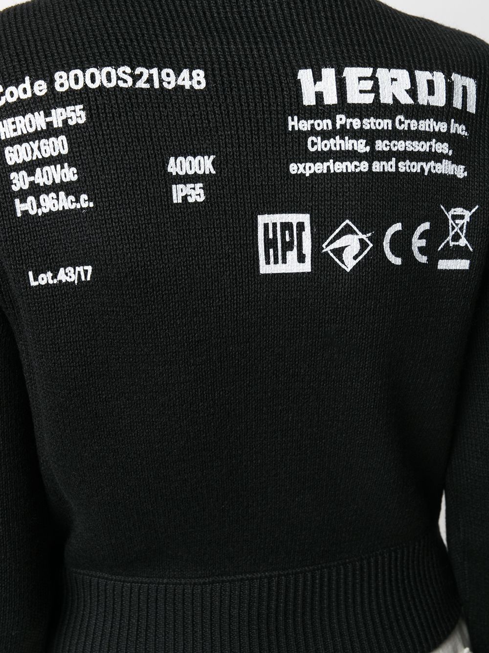 фото Heron preston джемпер с принтом