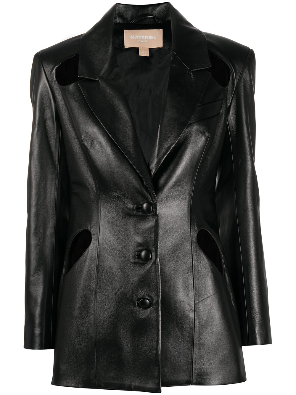 фото Materiel cut-out leather jacket