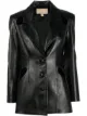 Image 1 of Materiel cut-out leather jacket