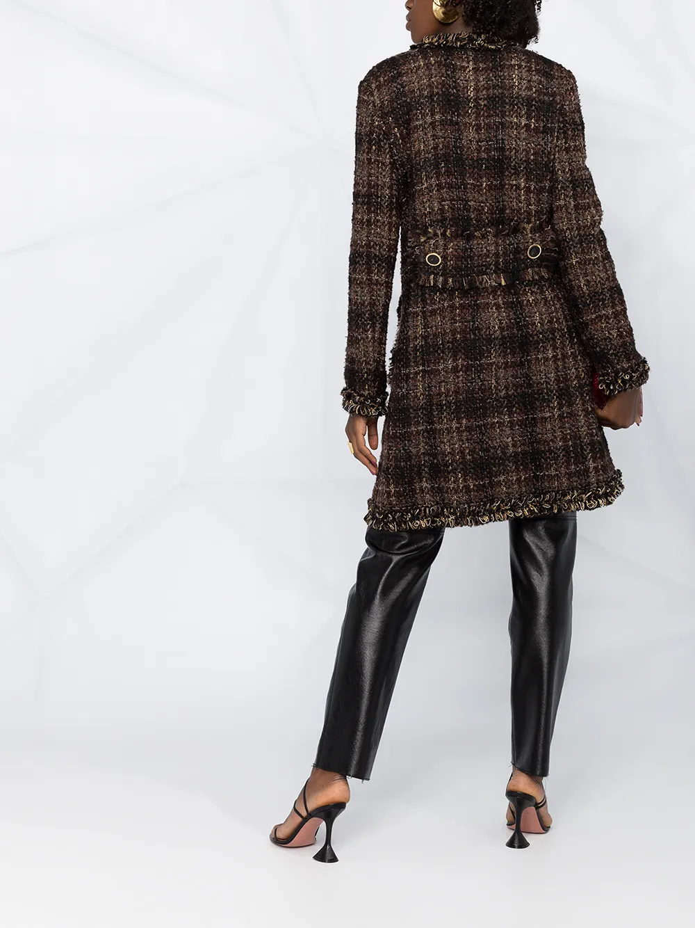Dolce & Gabbana button-front short tweed jacket | Image 6