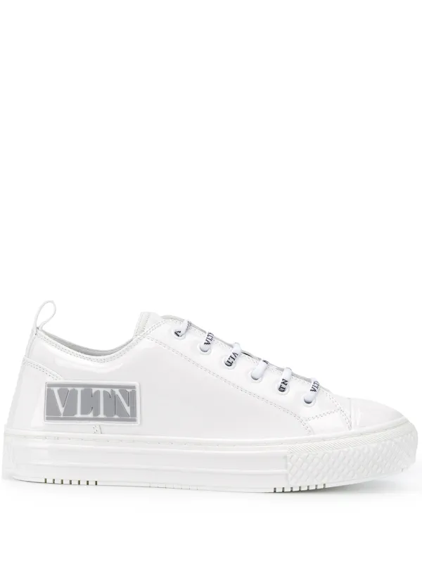 vltn white shoes