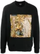 Image 1 of Just Cavalli leopard cut-up print sweatshirt