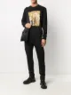 Image 2 of Just Cavalli leopard cut-up print sweatshirt