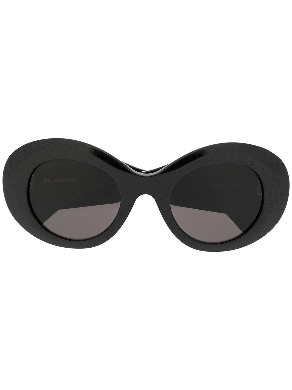 фото Balenciaga eyewear солнцезащитные очки в массивной круглой оправе