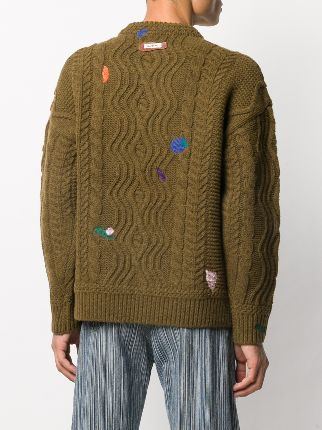 oversized embroidered jumper展示图