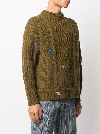 oversized embroidered jumper展示图