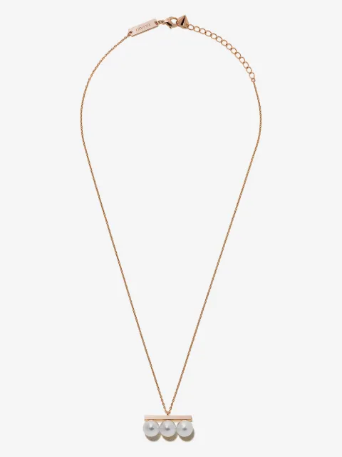 TASAKI 18kt rose gold Balance Neo Akoya pearl pendant