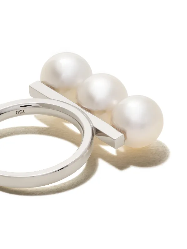 TASAKI 18kt White Gold Collection Line Balance Neo Akoya Pearl