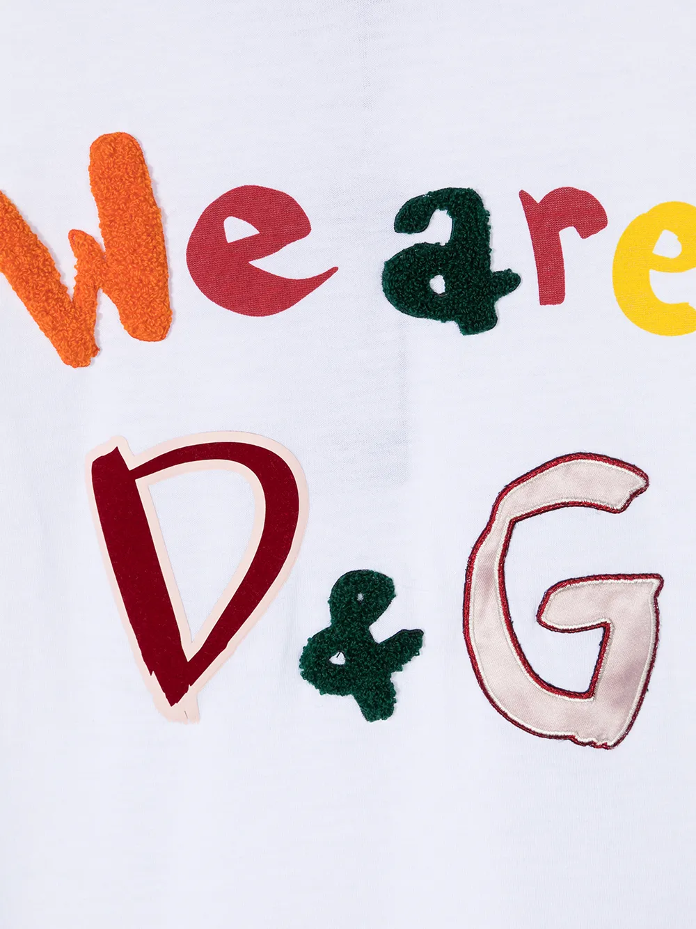 Dolce & Gabbana Kids ドルチェ＆ガッバーナキッズ We Are D&G Tシャツ