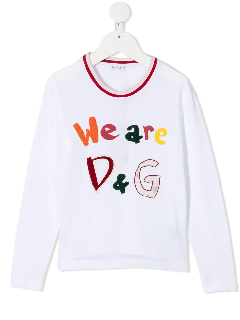 фото Dolce & gabbana kids футболка we are d&g