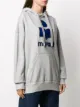 Isabel Marant Étoile هودي واسع بشعار الماركة