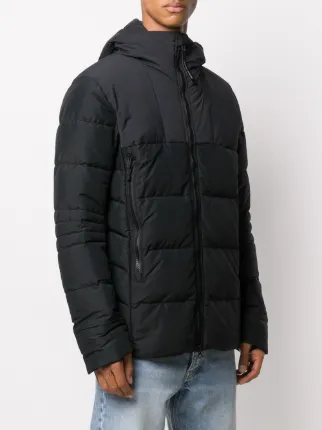 Hybridge hooded down jacket展示图