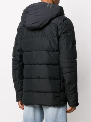 Hybridge hooded down jacket展示图