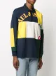 Paul & Shark panelled colour block polo top