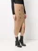 Balmain knitted mid-length skirt