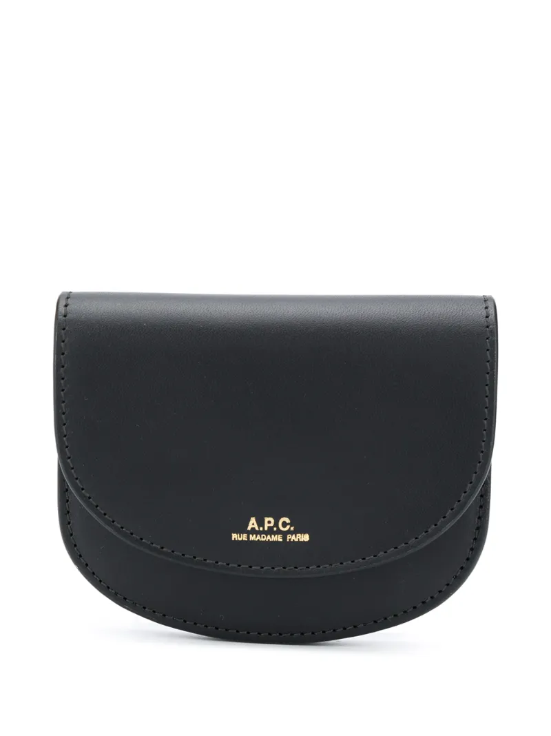 A.P.C. ENGRAVED LOGO WALLET
