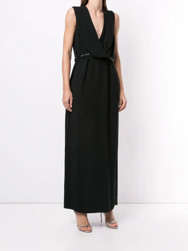 chinese dress ladies Aurelia One-Shoulder Satin Maxi Dress
