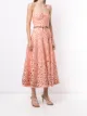 Delpozo floral-print strapless dress