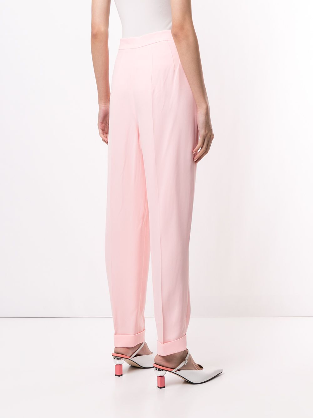 фото Delpozo crepe carrot let trousers