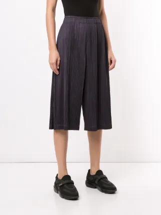 pleated cropped trousers展示图