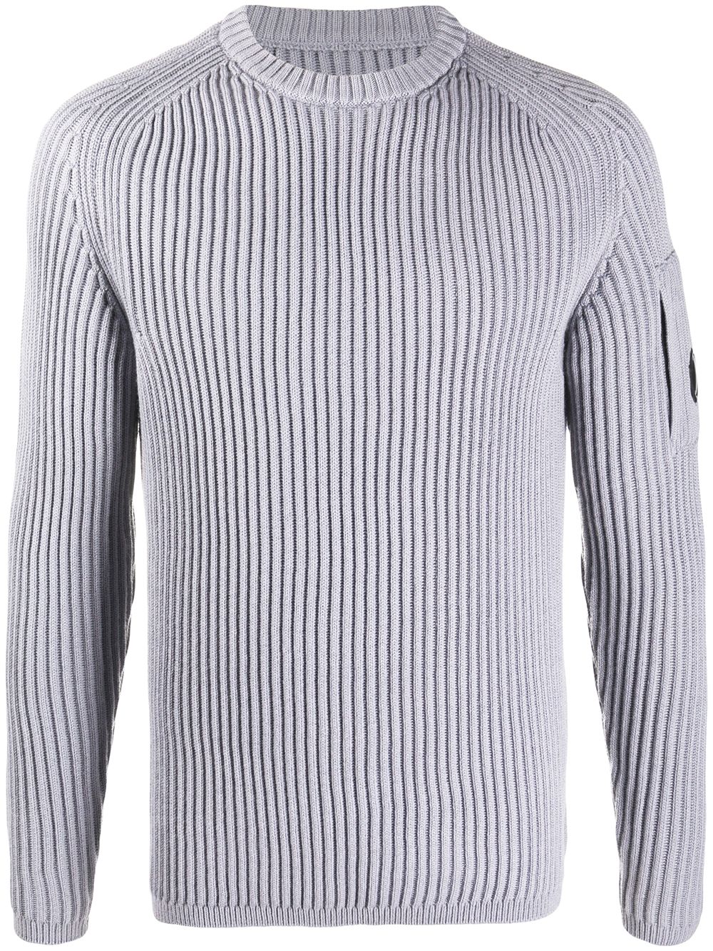 C.p. Company Ribbed-knit Jumper In Blue