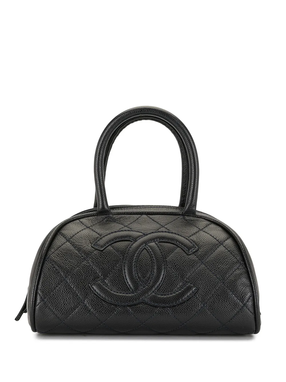 

Chanel Pre-Owned tote con capitonado de rombos CC 2006 - Negro