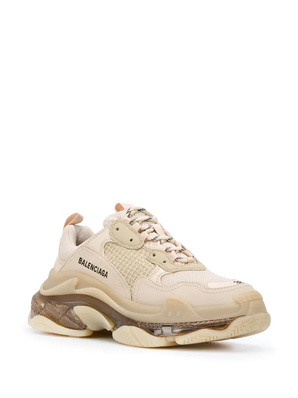 Balenciaga 巴黎世家Triple S Clear Sole 运动鞋- Farfetch